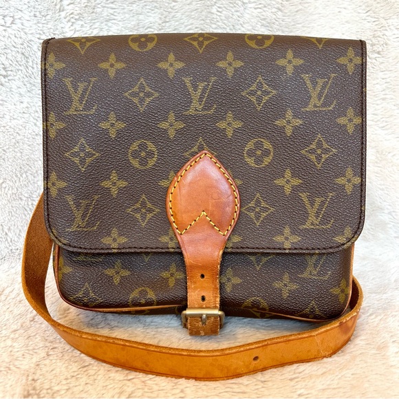 Louis Vuitton Vintage Cartouchiere MM Monogram Crossbody - Picture 4 of 17